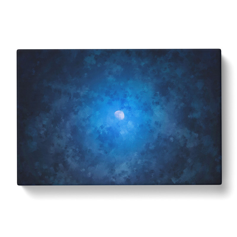 Half Moon - Wrapped Canvas, 40cm H x 60cm W x 3cm D