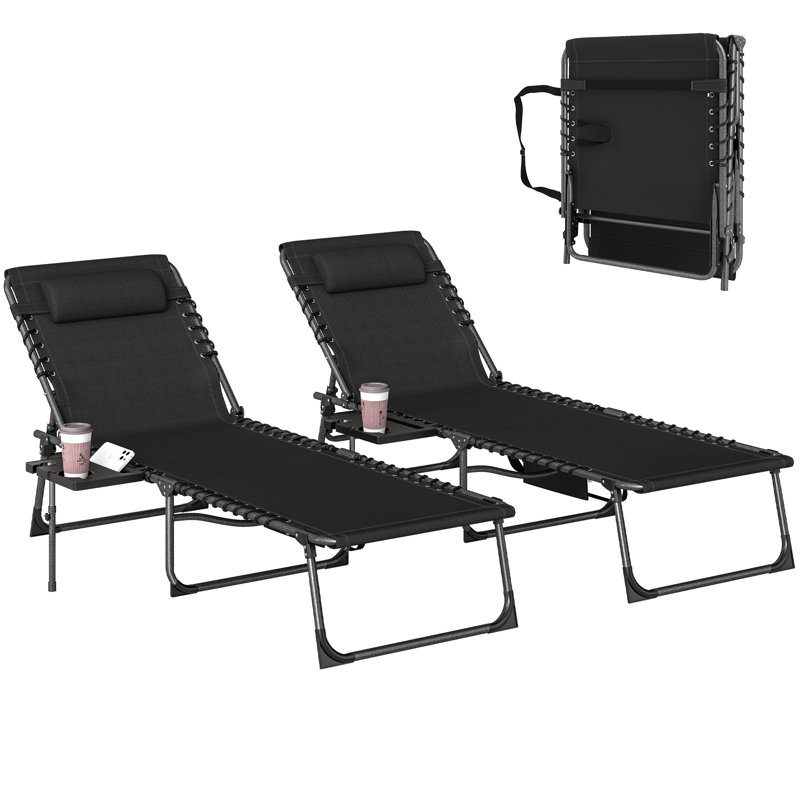 Sun Lounger, Black