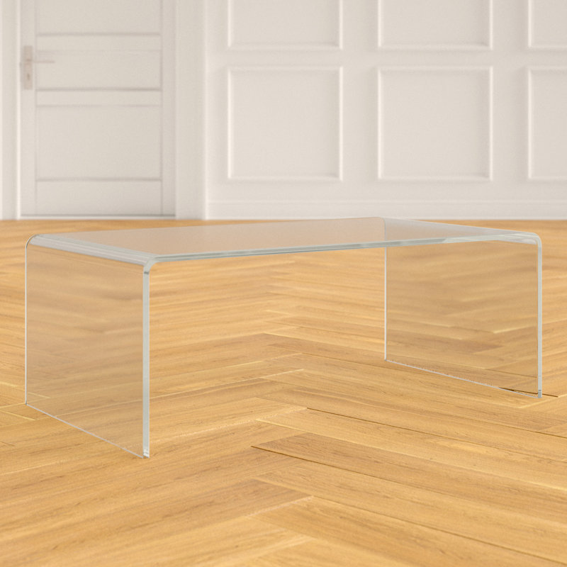 Josephine Single Coffee Table, 14" H x 37.5" L x 21.25" W