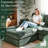 4-Piece 108" Reversible Modern Modular Upholstered L-shaped Sectional Sofa with Storage Ottoman- Premium Chenille Fabric