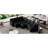 Blue Black Pull-Out , Resilient Springs, Comfortable Seat, 126" Sectional Couch With Charging Devices, Removable Pillows,
