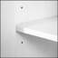 Meuble-lavabo blanc antique de 36 pouces avec lavabo en céramique et armoire de rangement spacieuse pour une organisation élégante-1507327267