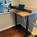 Inbox Zero Height Adjustable Standing Desk & Reviews | Wayfair