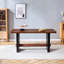 Tables de salle à manger peu encombrantes (table seulement, sans chaises, avec plateau et pieds) en MDF noyer noir moderne pour petite cuisine