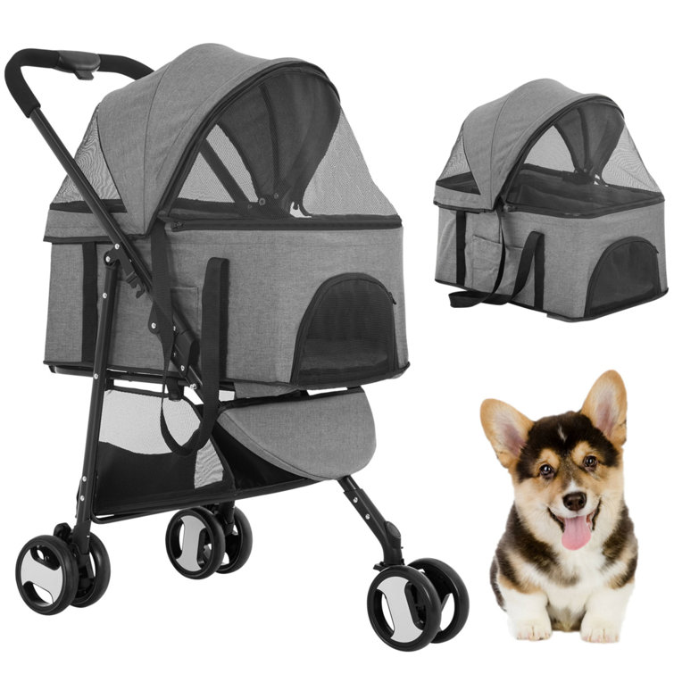 BestPet Dog Stroller Cat Stroller Pet Carriers Bag Jogger Stroller