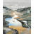 Landscape - Orange Mountains Framed Canvas for Home Decor