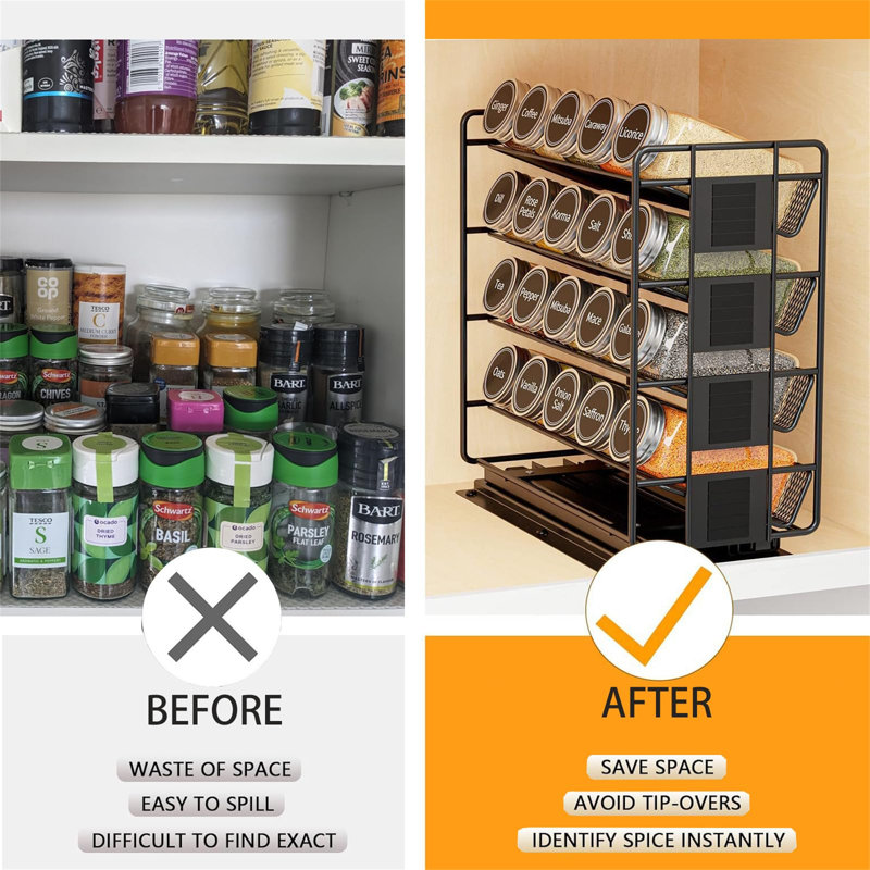 Stainless Steel Spice Rack
