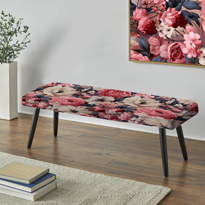Motif floral rose - rose