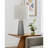 Magalie 1-Light Ceramic Table Lamp with Linen Drum Shade-777089772-772252236
