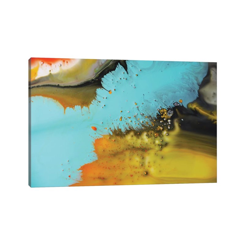 Liquid Series VII by Andrada Anghel - Wrapped Canvas Painting, 20.32 cm H x 30.48 cm W