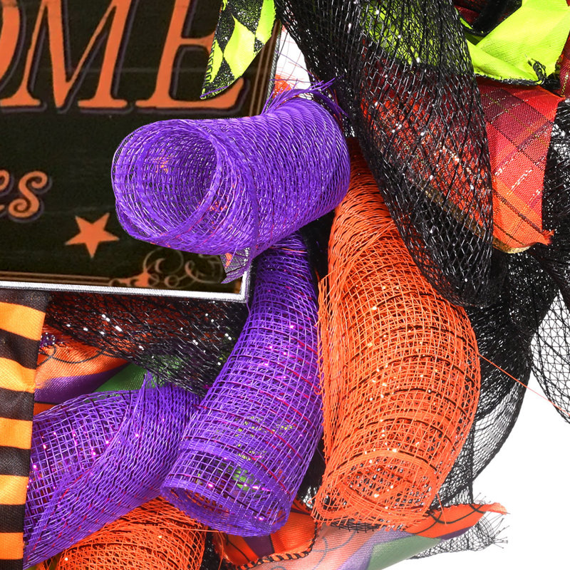 Witch's Charm 20" Halloween Wreath