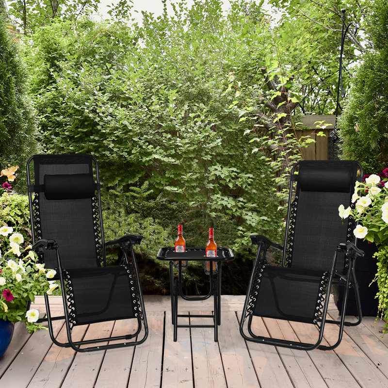 Acey 87cm Long Zero Gravity, Black