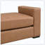 Repose-pieds élégant en similicuir brun durable-483228769