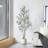 Adcock 72" Faux Olive Tree with Round White Planter, Pre Potted Fake Greenry Olive Plant for Home Decor-1012096494