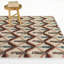 Tapis art déco brun / bleu Behring-89984514