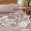 Ensemble de housse de couette légère avec fermeture à glissière 8 attaches 100% coton lavé MooMee-111220337-109236630