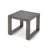 Adden Hand-Painted Aluminum Outdoor Coffee Table