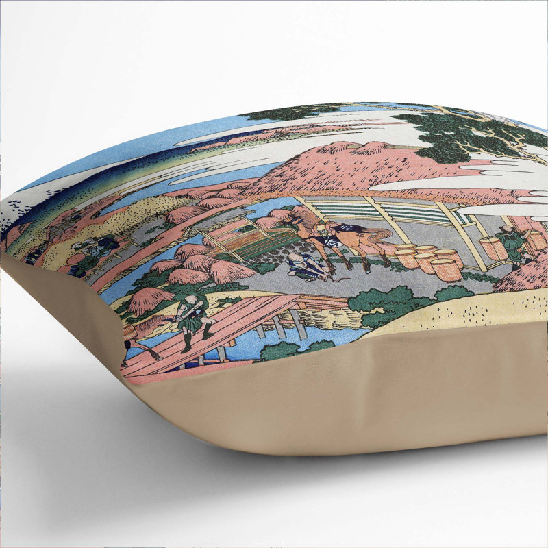 Square Cushion, 40cm H x 40cm W x 15cm D, Stone