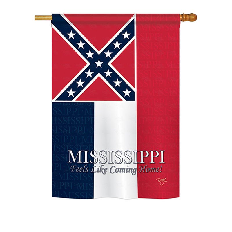 Double Sided Polyester House Flag, 18.5" H x 13" W, South Carolina