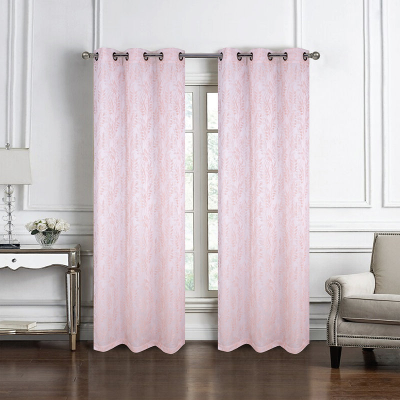 Ensemble de rideau de fenêtre Parkwoods, Rosé