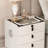 Kaylena 3 - Drawer Nightstand with Fingerprint Lock and LED Lights and Music Player-1265791739