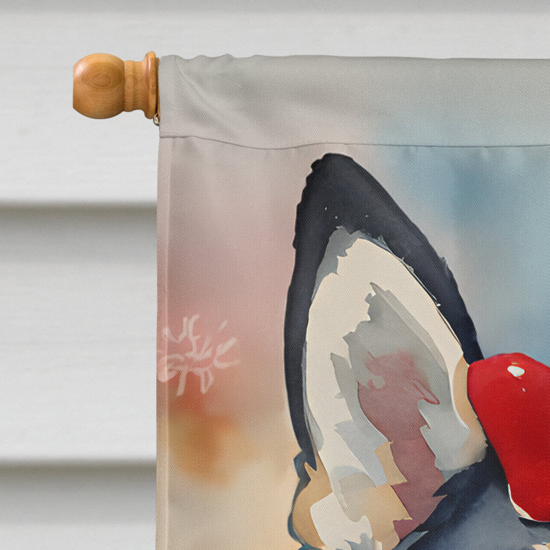 Double Sided Polyester Christmas, 40'' H x 28'' W