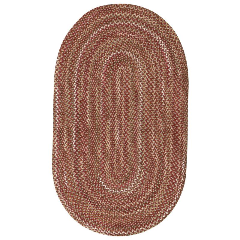 Flatweave Area Rug in Red