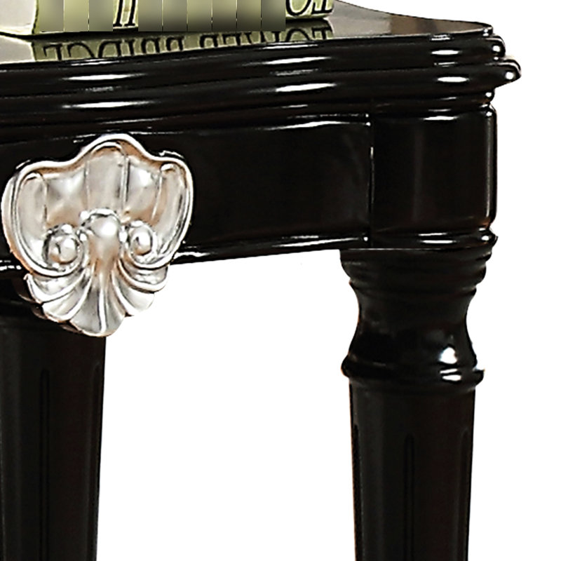 Table de bout Classic Classic - avec tablier en bois de peuplier