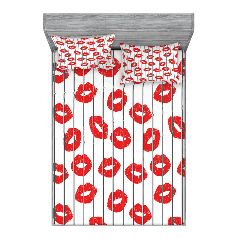 Microfiber Sheet Set, Queen Sheet Set with Fitted Sheet