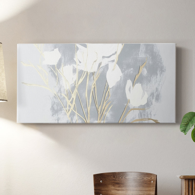 Toile tendue abstraite Seris 6 # Lxxxi-Gallery, H 16 po x l 32 po