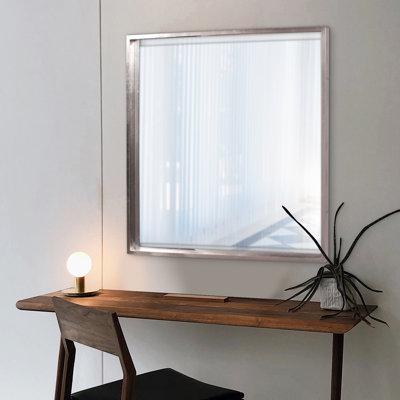 Ea Solid Wood Square Mirror