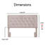Tête de lit capitonnée Amery Elle Décor-30956572-30956570