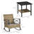 Outsunny 3 Piece Patio Rocking Chair Set