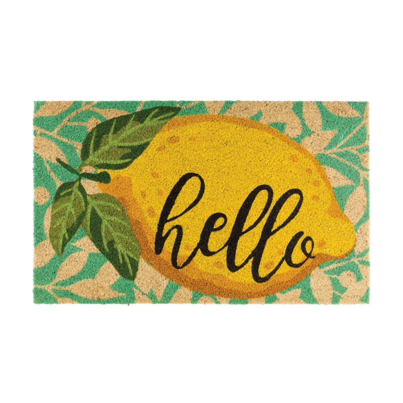 Doormat Coir - Lemon, Lemon