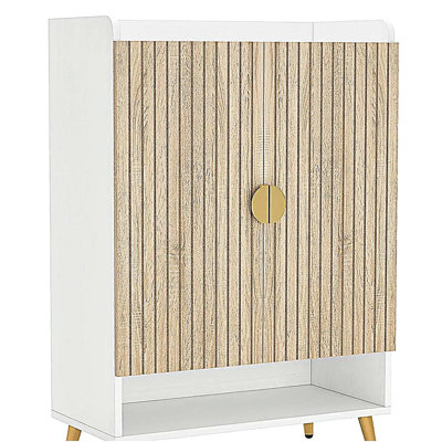 Armoire à chaussures en bois à 7 niveaux