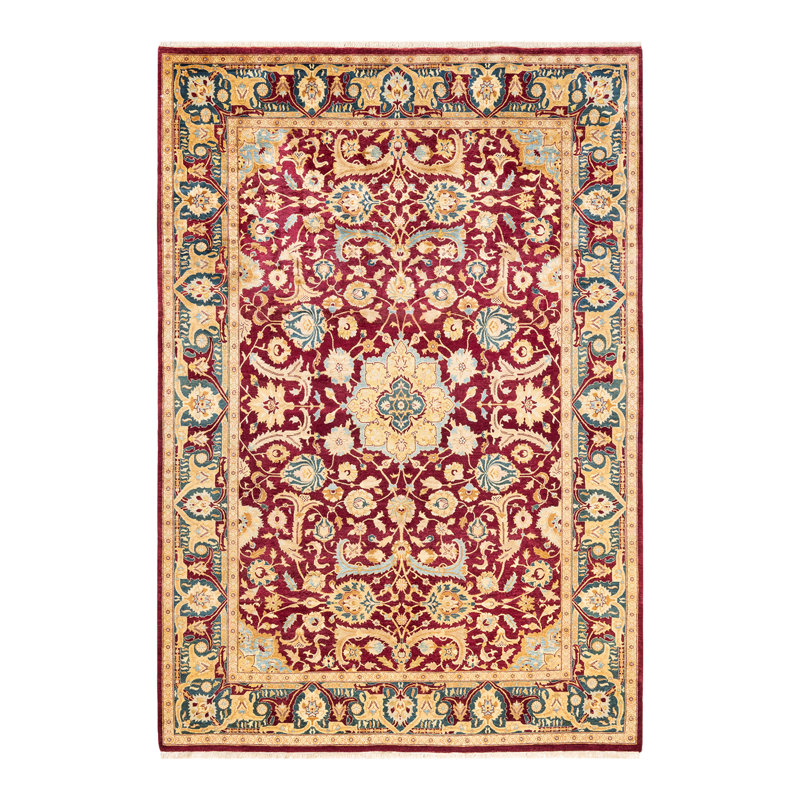 Classic One-of-a-Kind 6' 2" X 8' 10" Hand Knotted Area Rug