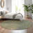 Premium Machine Washable Prisco Green Rug-1984970749