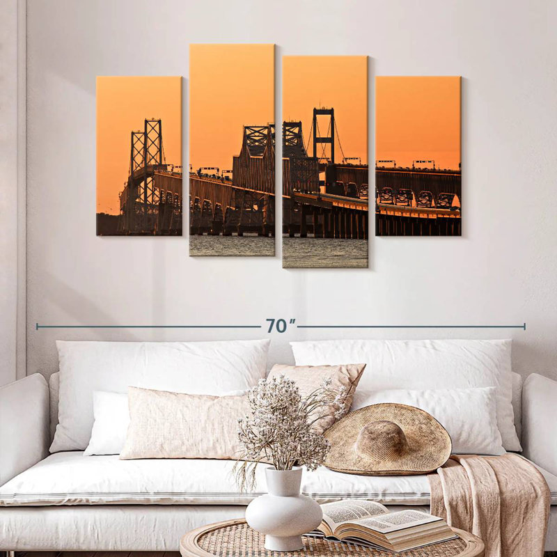 Lilie Chesapeake Bay Bridge, 32'' H x 52'' W