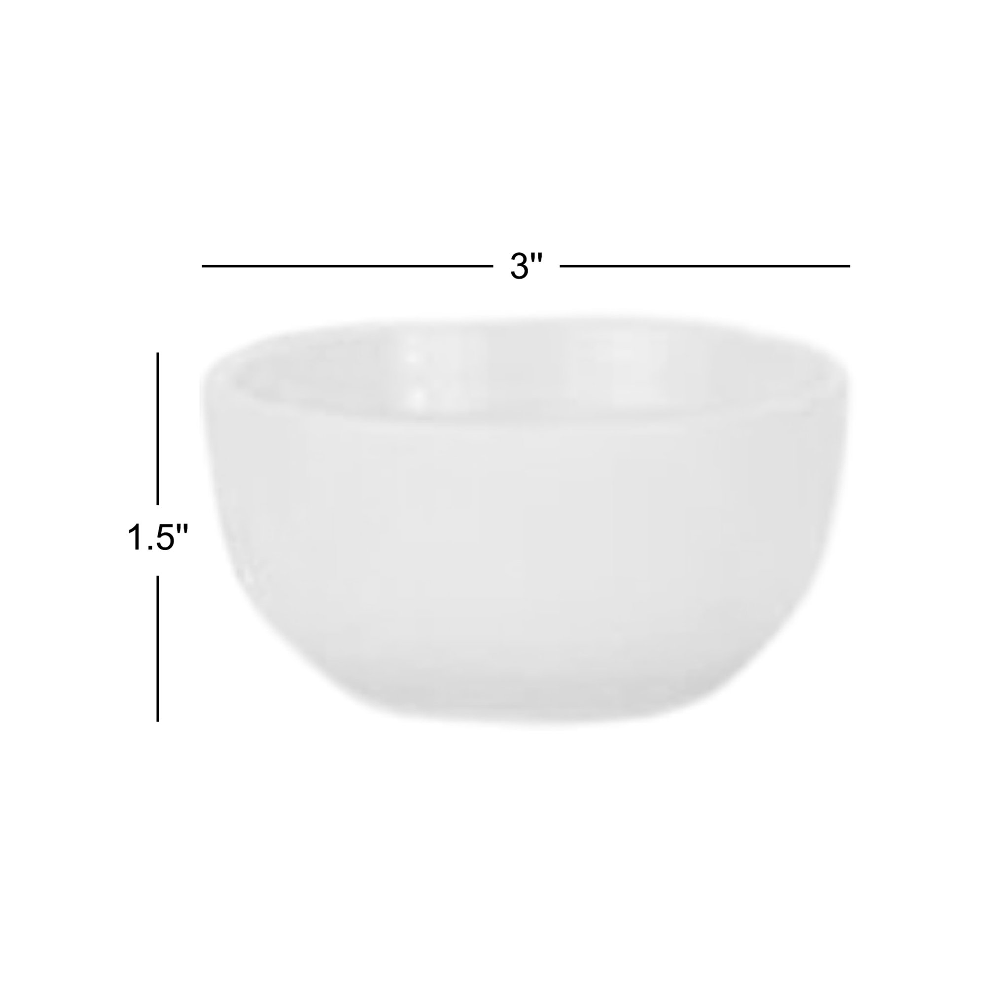 Essential Dinnerware - Extra Small Bowl - Set Of 2, Light Gray