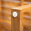 Wooden Slatted Patio Table