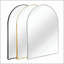 Miroir de salle de bain arqué en métal pour mur, durable et élégant avec des caractéristiques de sécurité incassables-1506902392-1506902395