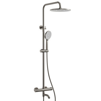 10" Thermostatic Slide Bar Shower System