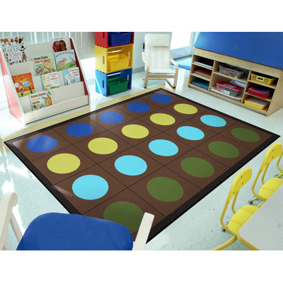Tapis brun touffeté Lots of Dots