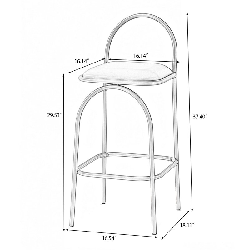 Chaise d'appoint Wishbone (ensemble de 2), Caramel, 37.40"