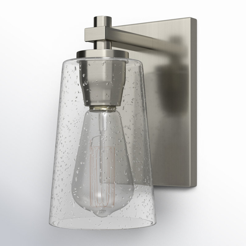 Mercer 1 - Light Armed Sconce, Satin Nickel