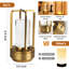 6.9'' Battery Powered Integrated Led Outdoor Table Lamp (Set of 2)-116497900