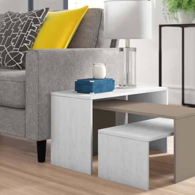 Paris 3 Piece Nest of Coffee Tables Set