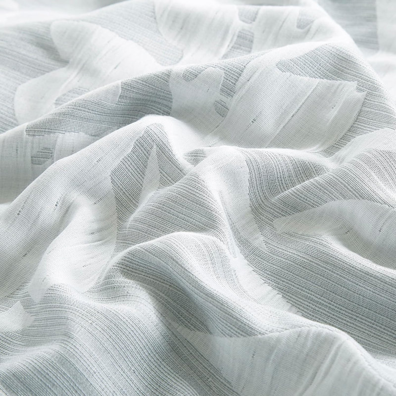 7-Piece Floral Jacquard Textured Comforter Set with Sheets, King Comforter + 6 Additional Pieces