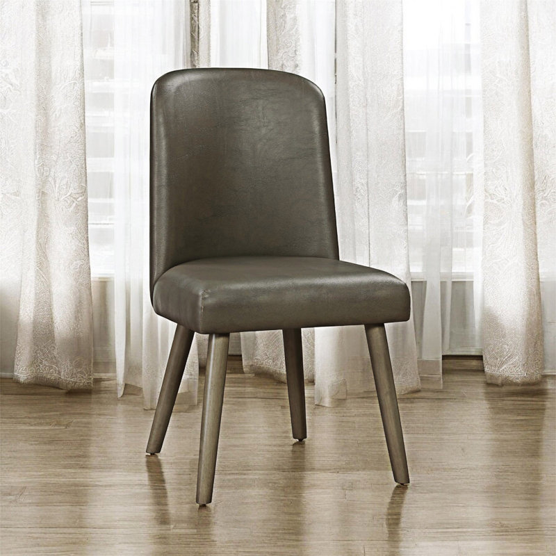 Chaise d'appoint rembourrée (ensemble de 2)