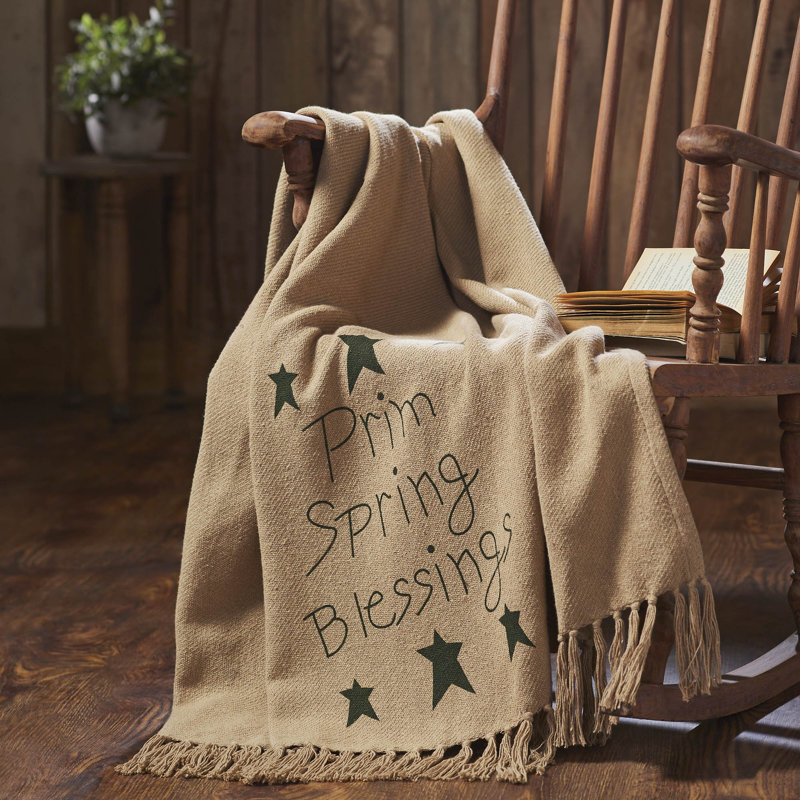 Jeté Spring In Bloom Handmade